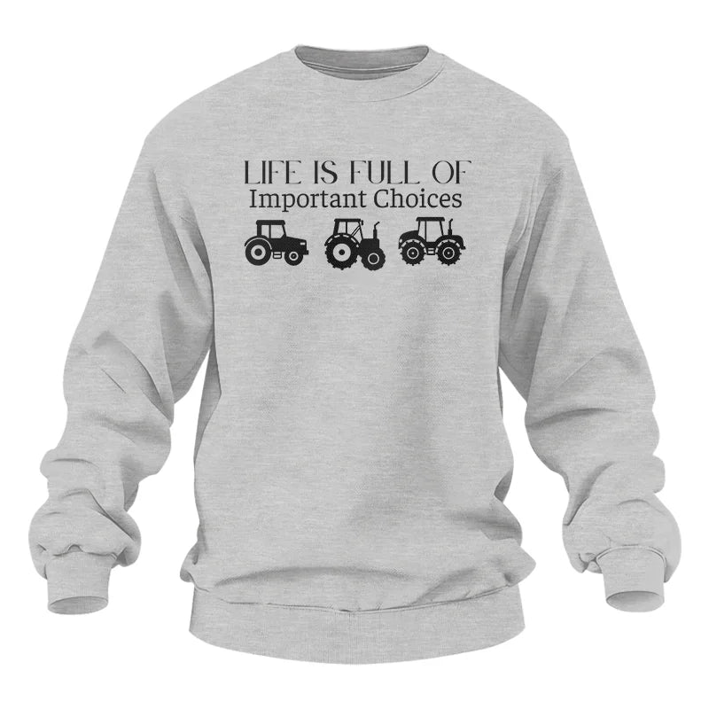 Life Is Full Of Important Choices 23 - Unisex Heavy Blend™ Crewneck Sweatshirt