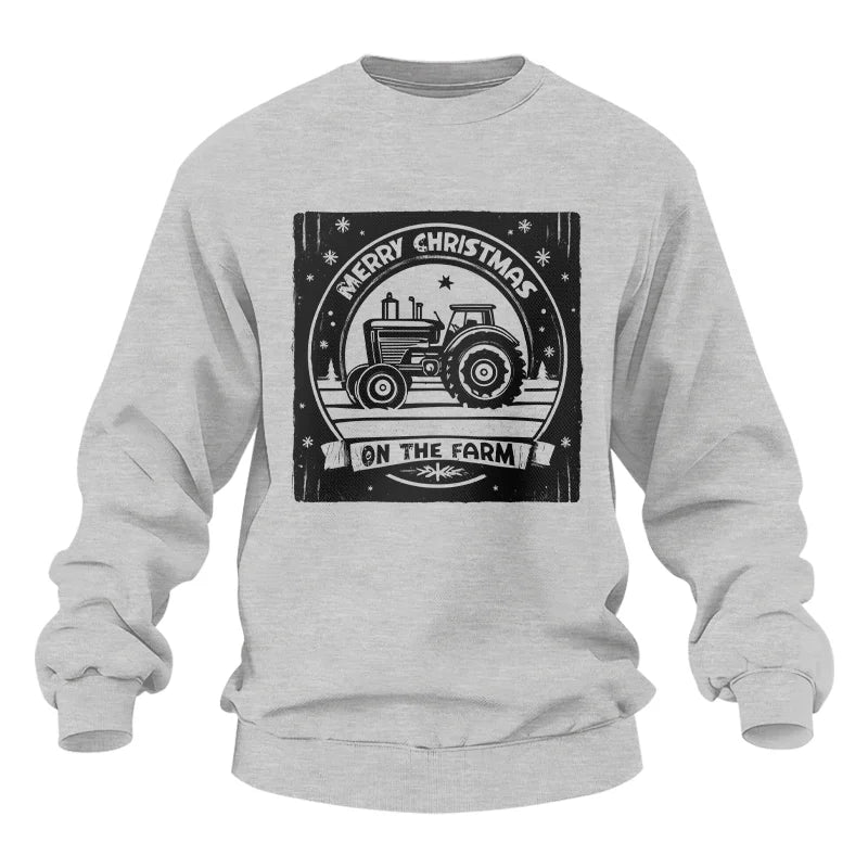 Image of Merry Chritmas On The Farm 5 - Unisex Heavy Blend™ Crewneck Sweatshirt