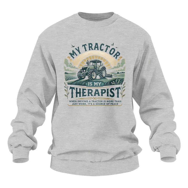 My Tractor Is My Therapist - Unisex Heavy Blend™ Crewneck Sweatshirt