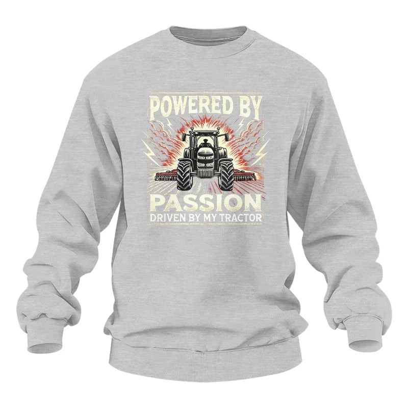 Powered By Passion Driven By My Tractor 4 - Unisex Heavy Blend™ Crewneck Sweatshirt