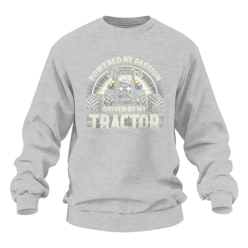 Powered By Passion Driven By My Tractor 6 - Unisex Heavy Blend™ Crewneck Sweatshirt