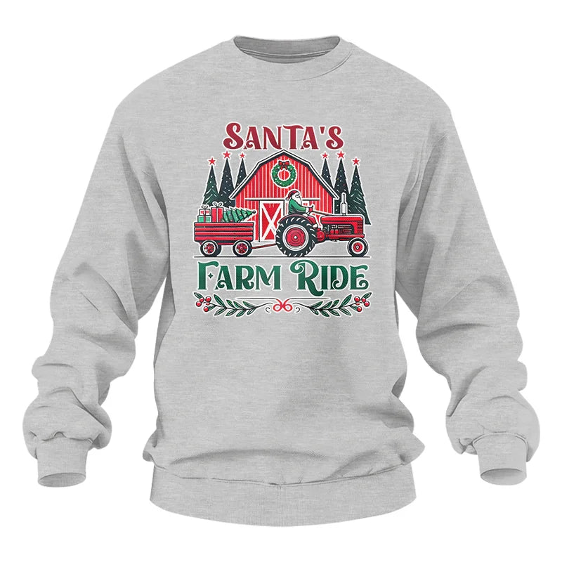 Santa's Farm Ride 1 - Unisex Heavy Blend™ Crewneck Sweatshirt