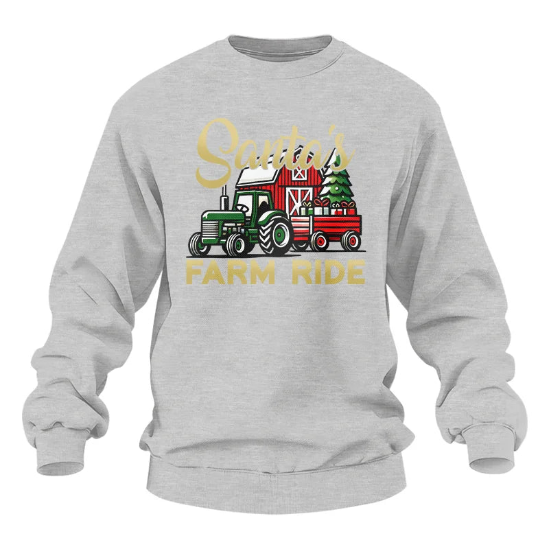 Santa's Farm Ride 2 - Unisex Heavy Blend™ Crewneck Sweatshirt