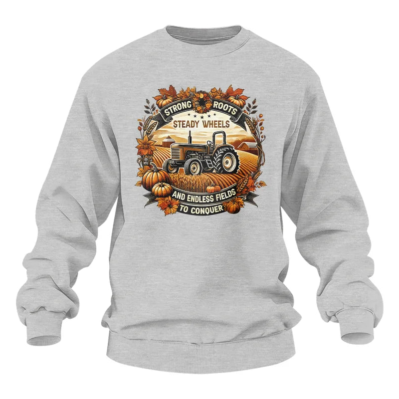 Thanksgiving Farmer Endless Fields To Conquer 1 - Unisex Heavy Blend™ Crewneck Sweatshirt