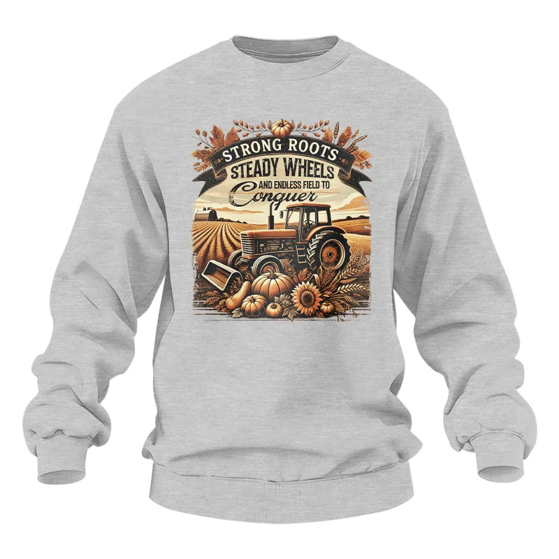 Thanksgiving Farmer Endless Fields To Conquer 2 - Unisex Heavy Blend™ Crewneck Sweatshirt