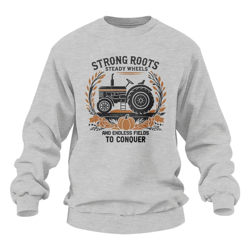 Thanksgiving Farmer Endless Fields To Conquer 3 - Unisex Heavy Blend™ Crewneck Sweatshirt