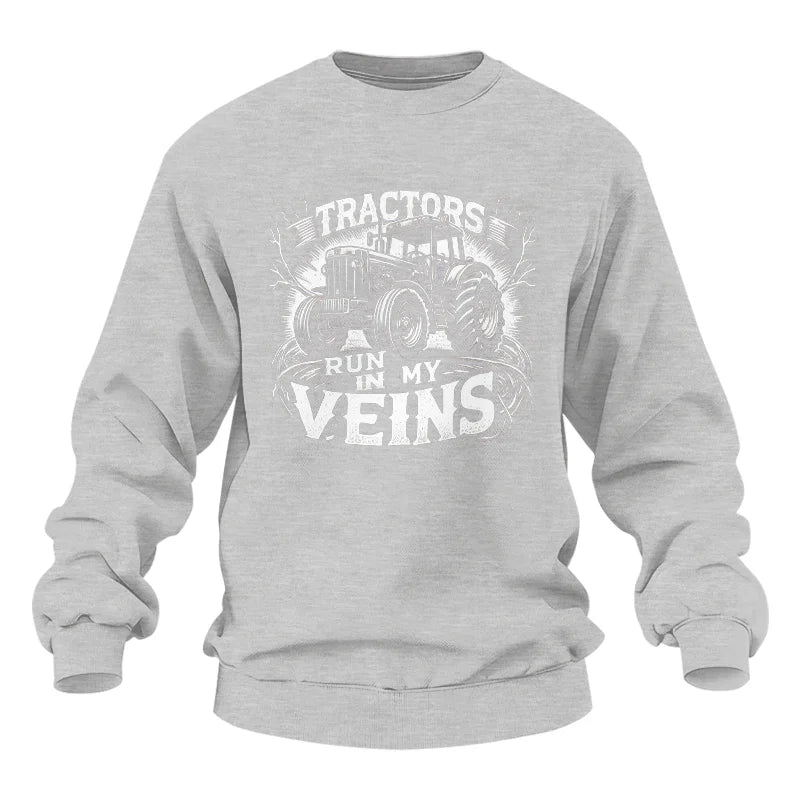 Image of Tractors Run In My Veins - Unisex Heavy Blend™ Crewneck Sweatshirt