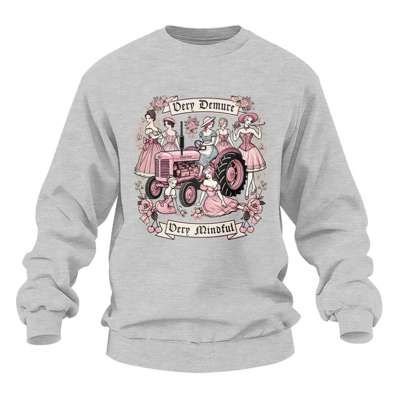 Very Demure Very Mindful Tractor - Unisex Heavy Blend™ Crewneck Sweatshirt