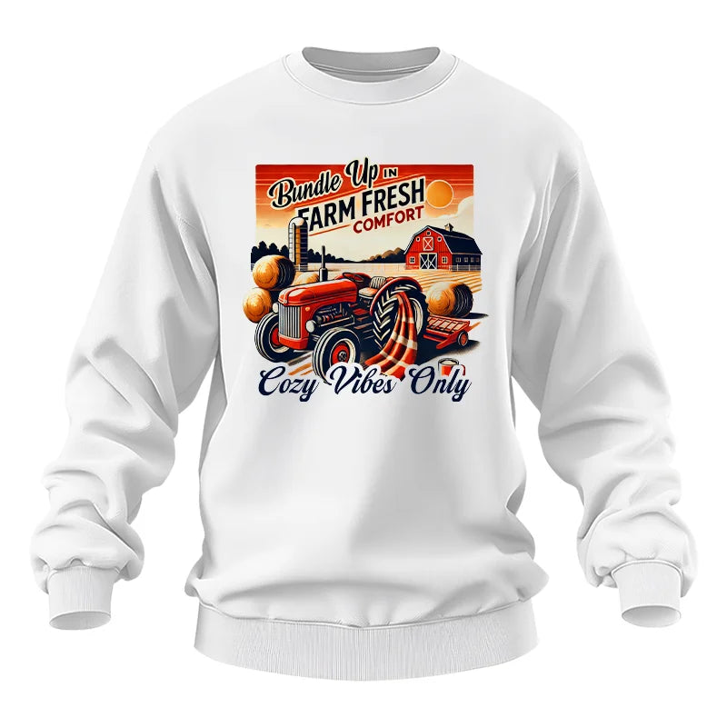 Bundle Up in Farm Fresh Comfort_Cozy Vibes Only 2 - Unisex Heavy Blend™ Crewneck Sweatshirt