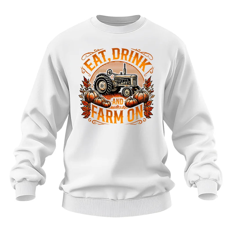 Eat Drink and Farm On 2 - Unisex Heavy Blend™ Crewneck Sweatshirt