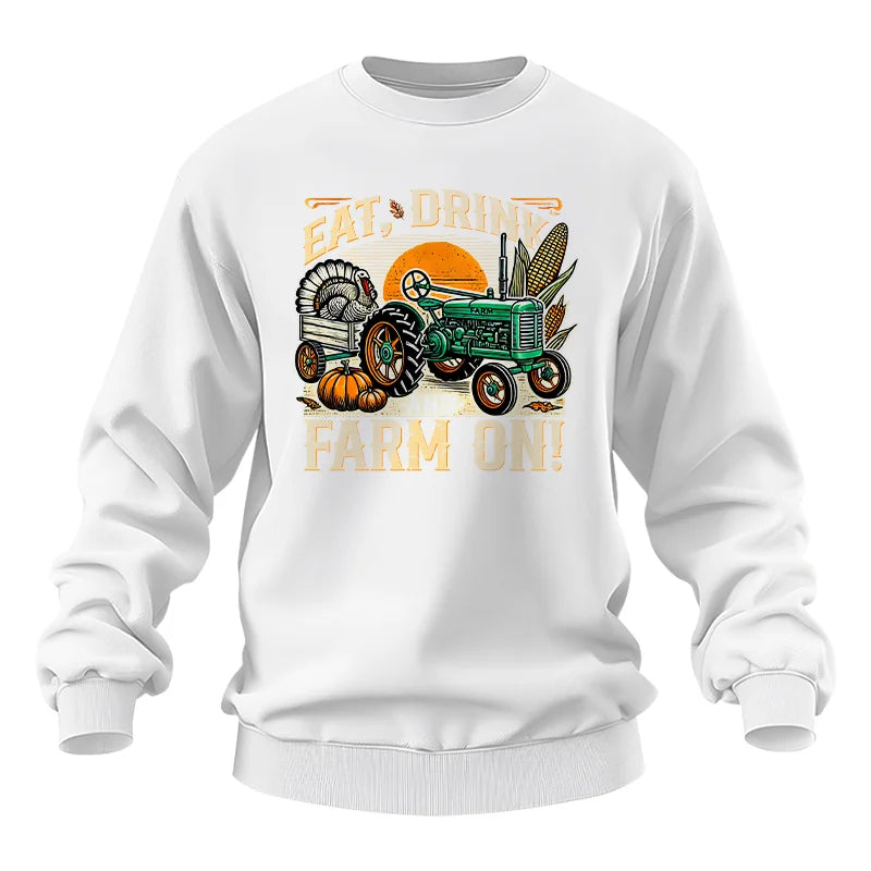 Eat Drink and Farm On - Unisex Heavy Blend™ Crewneck Sweatshirt