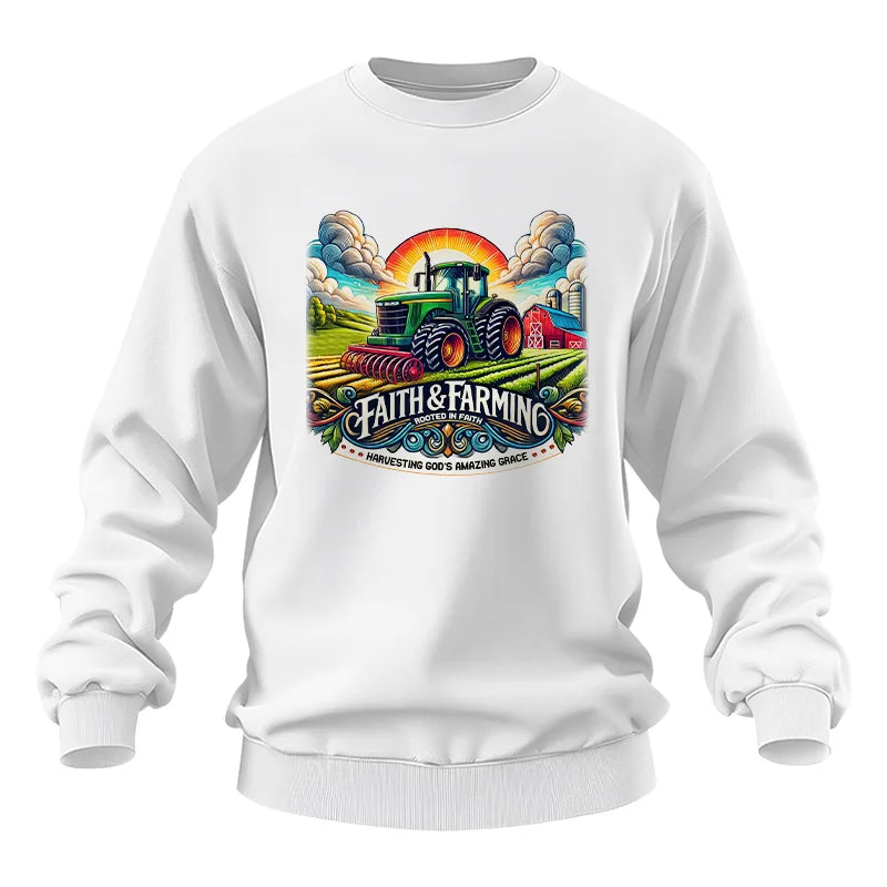 Image of Faith and Farming 5 - Unisex Heavy Blend™ Crewneck Sweatshirt