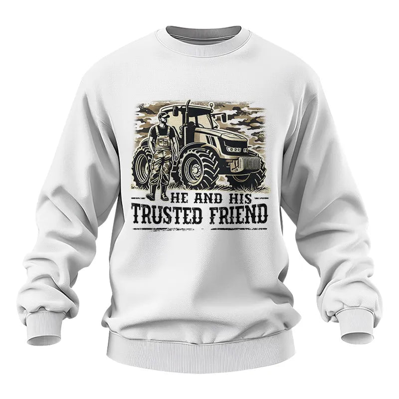 He and His Trusted Friend - Unisex Heavy Blend™ Crewneck Sweatshirt