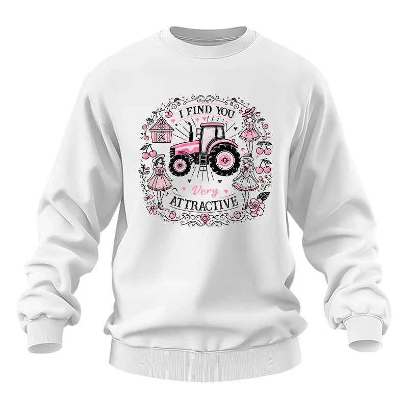 Image of I Find You Very Attractive Pink Cherry - Unisex Heavy Blend™ Crewneck Sweatshirt