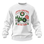 Joyful Christmas On The Farm 3 - Unisex Heavy Blend™ Crewneck Sweatshirt