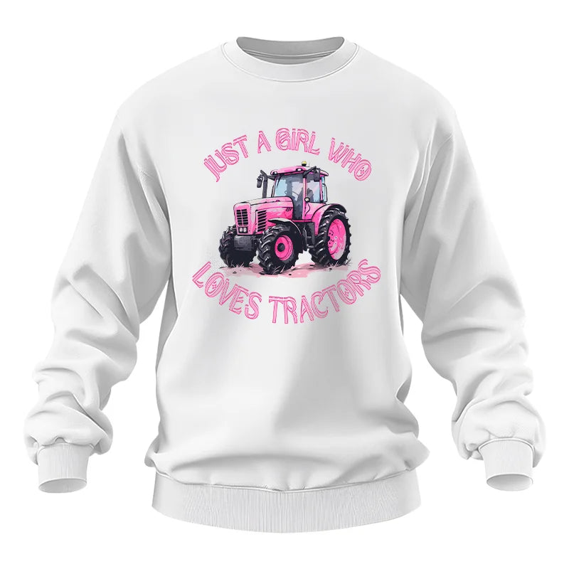 Image of Just A Girl Who Loves Tractors 1 - Unisex Heavy Blend™ Crewneck Sweatshirt