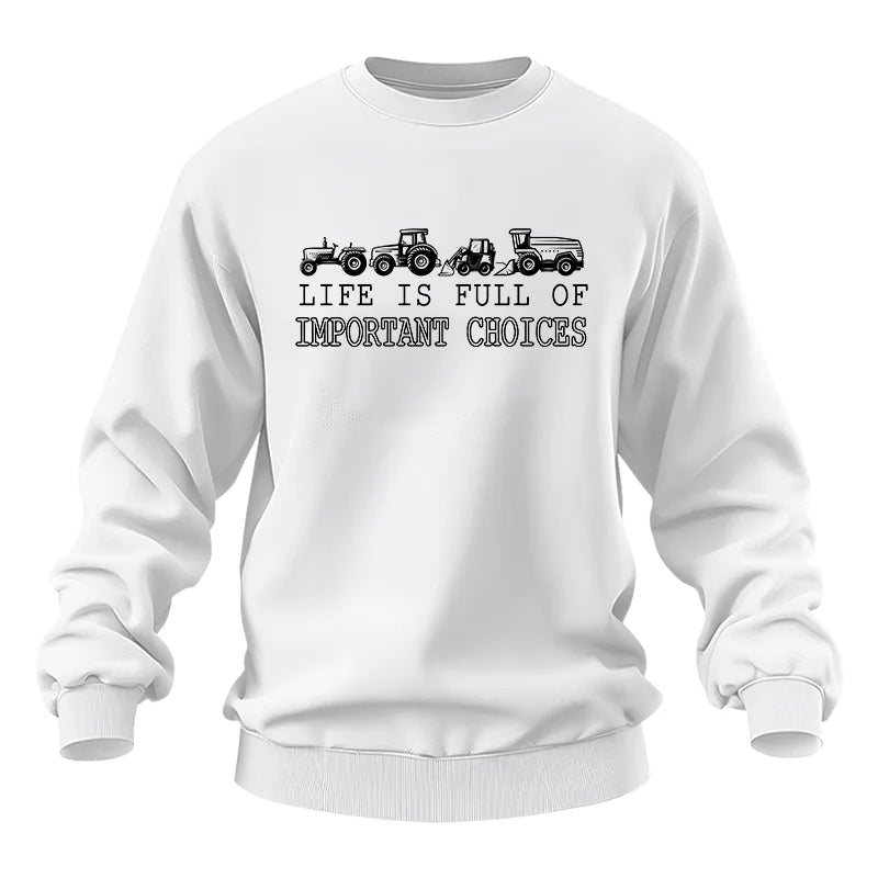 Life Is Full Of Important Choices 14 - Unisex Heavy Blend™ Crewneck Sweatshirt