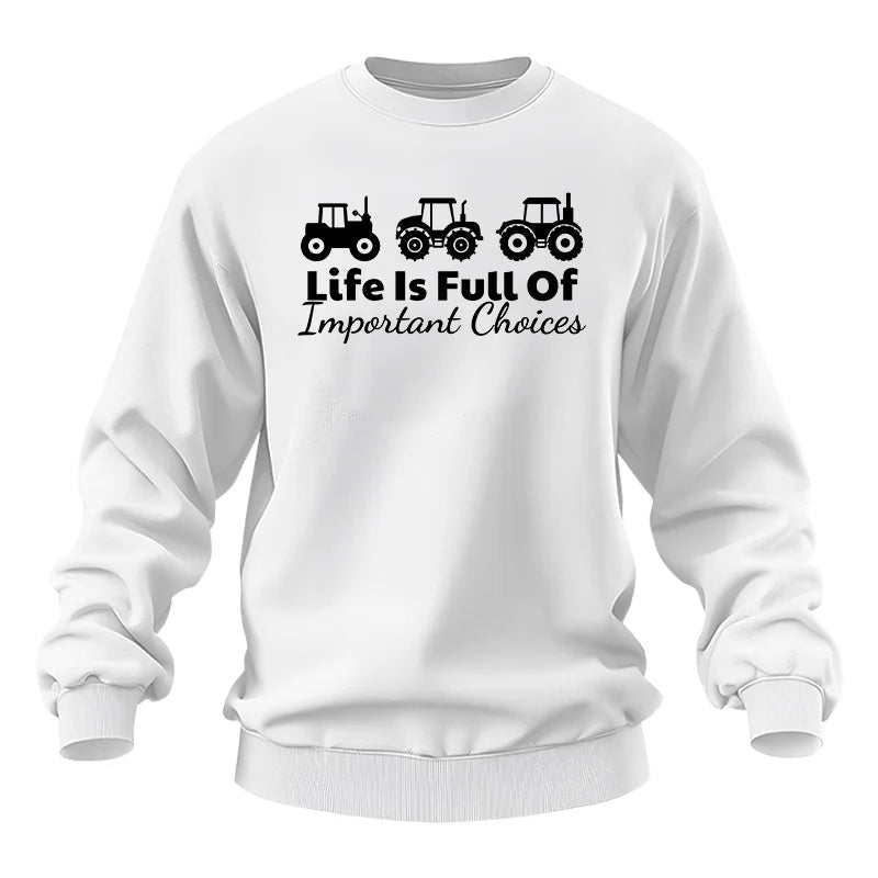 Image of Life Is Full Of Important Choices 19 - Unisex Heavy Blend™ Crewneck Sweatshirt