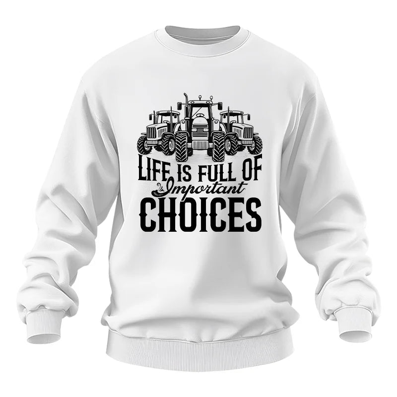 Image of Life Is Full Of Important Choices 2 - Unisex Heavy Blend™ Crewneck Sweatshirt