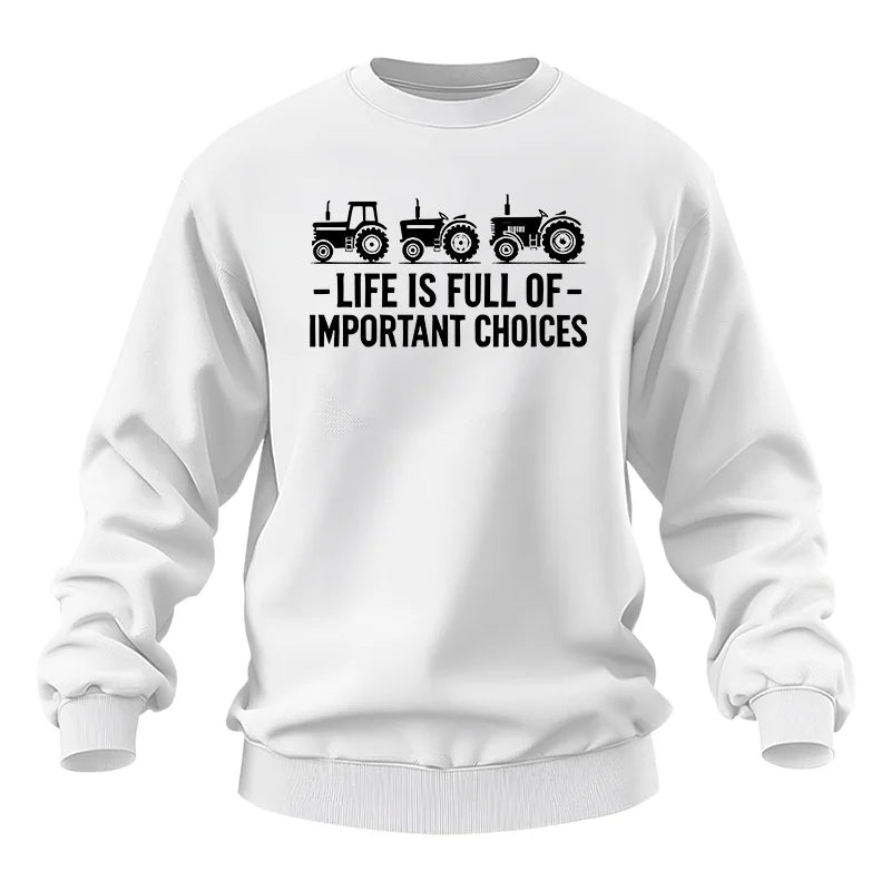 Image of Life Is Full Of Important Choices 21 - Unisex Heavy Blend™ Crewneck Sweatshirt