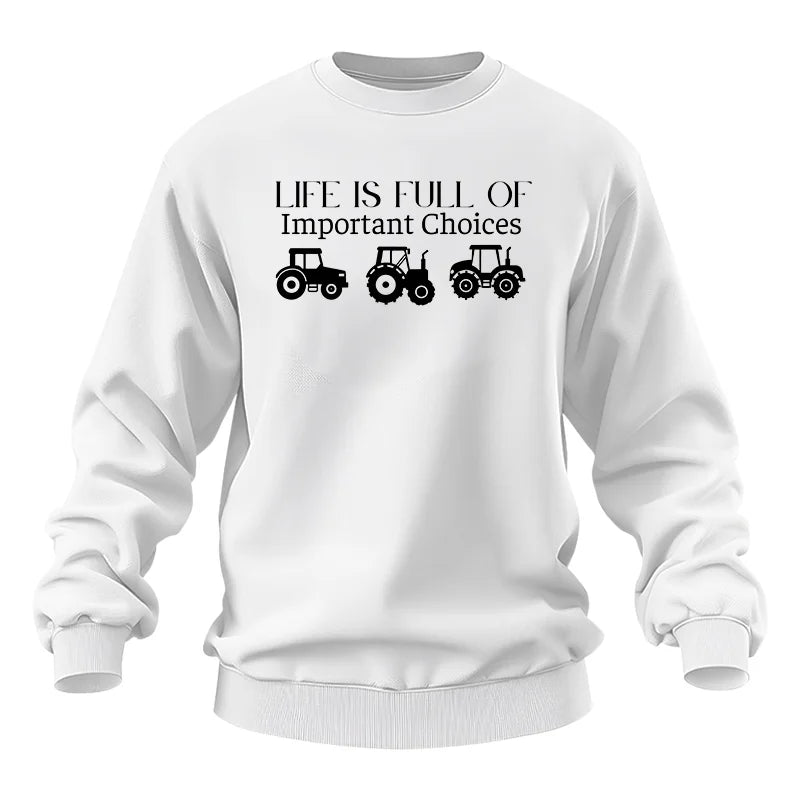 Life Is Full Of Important Choices 23 - Unisex Heavy Blend™ Crewneck Sweatshirt