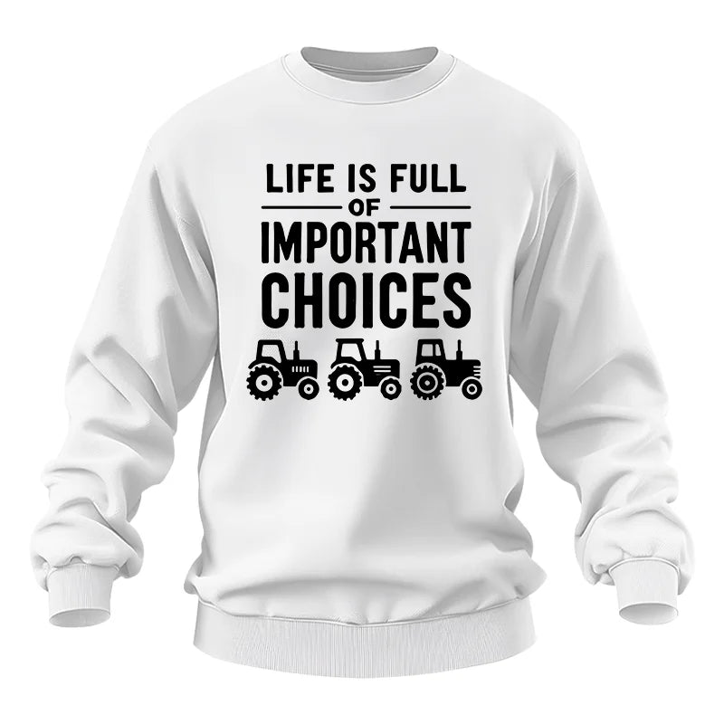 Image of Life Is Full Of Important Choices 27 - Unisex Heavy Blend™ Crewneck Sweatshirt