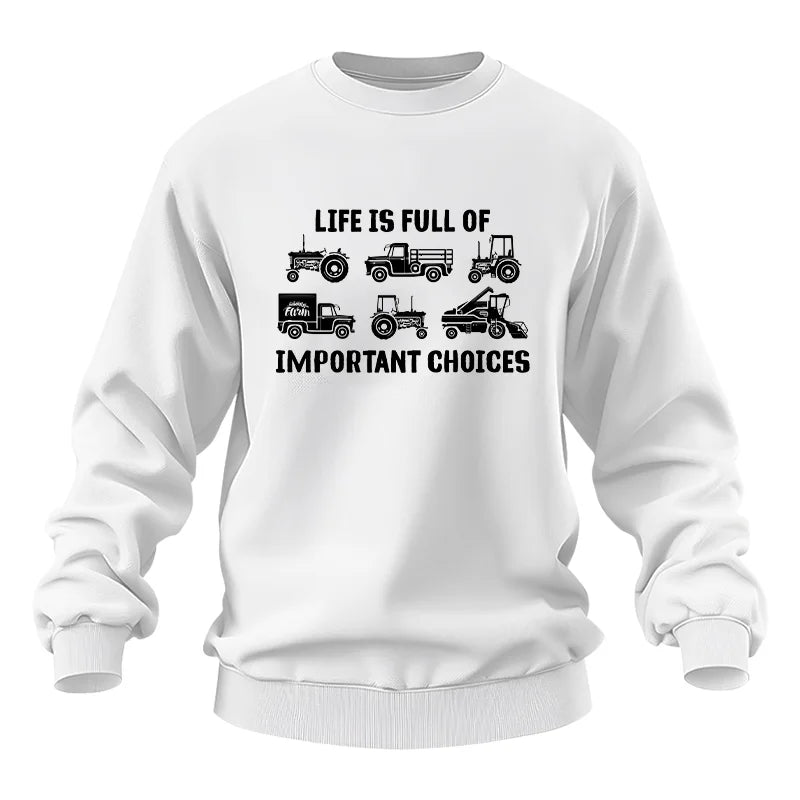 Life Is Full Of Important Choices 34 - Unisex Heavy Blend™ Crewneck Sweatshirt