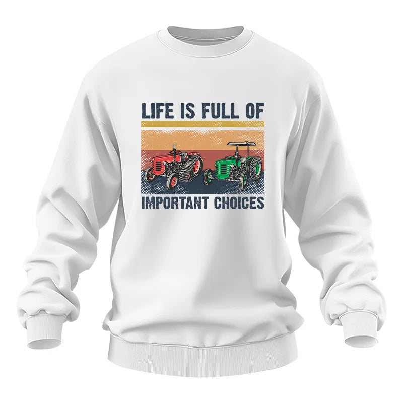 Image of Life Is Full Of Important Choices 37 - Unisex Heavy Blend™ Crewneck Sweatshirt