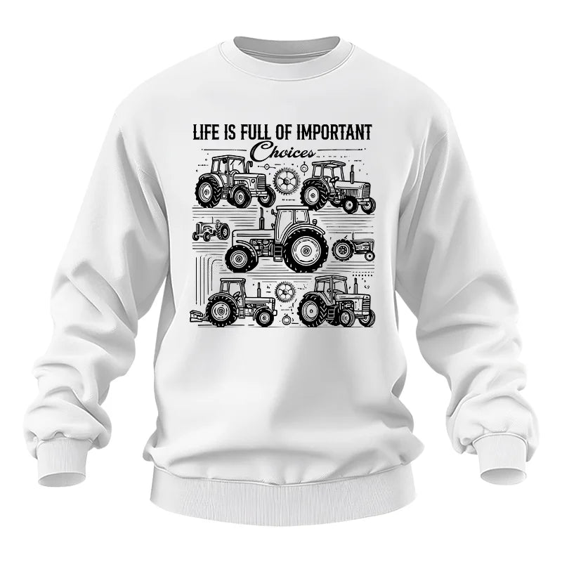 Image of Life Is Full Of Important Choices - Unisex Heavy Blend™ Crewneck Sweatshirt