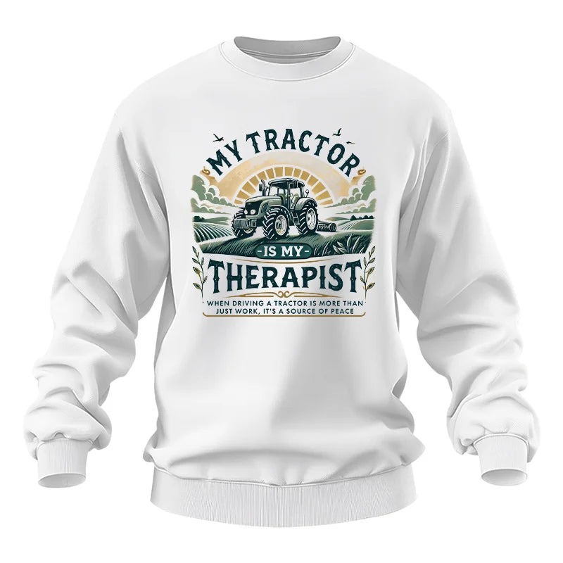 My Tractor Is My Therapist - Unisex Heavy Blend™ Crewneck Sweatshirt