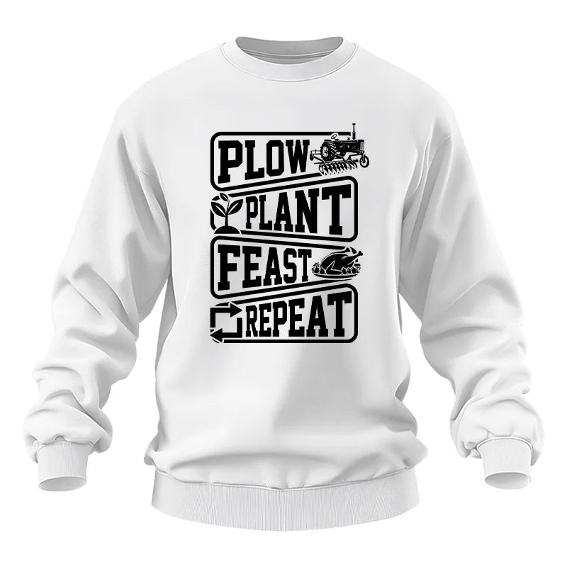 Plow Plant Feast Repeat 1 - Unisex Heavy Blend™ Crewneck Sweatshirt