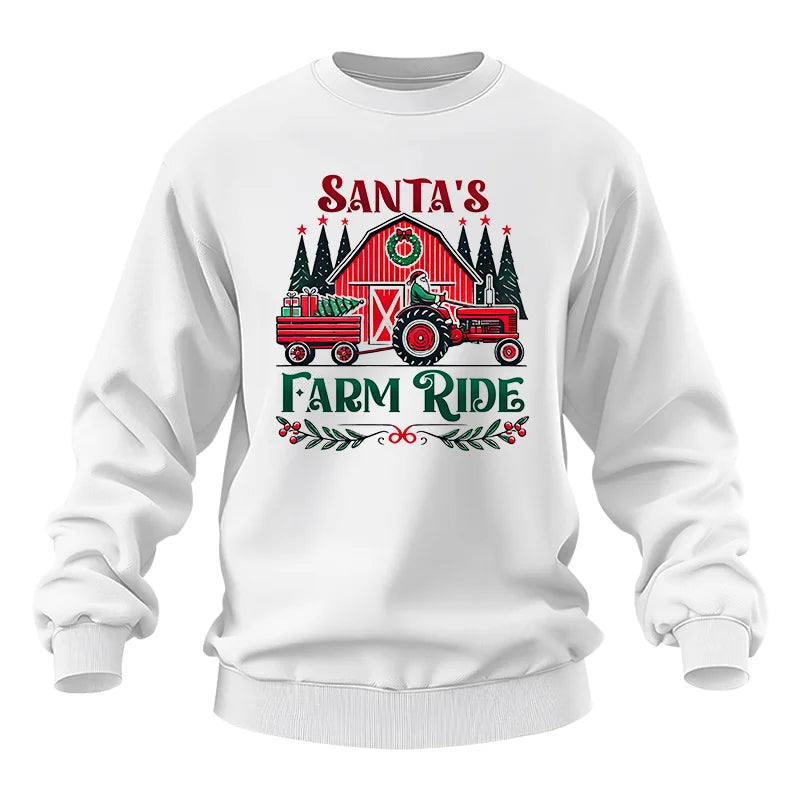 Image of Santa's Farm Ride 1 - Unisex Heavy Blend™ Crewneck Sweatshirt