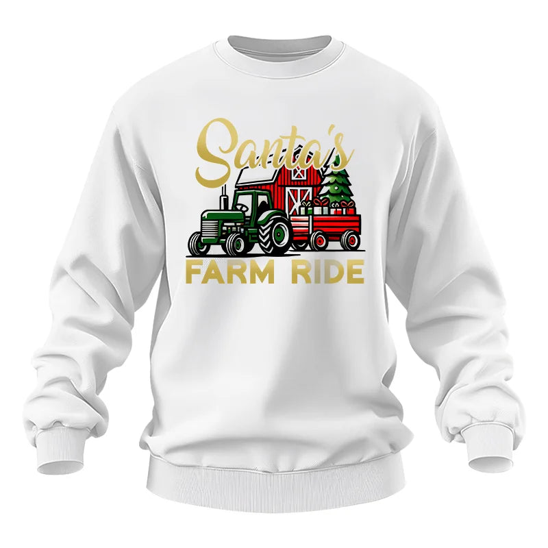 Image of Santa's Farm Ride 2 - Unisex Heavy Blend™ Crewneck Sweatshirt