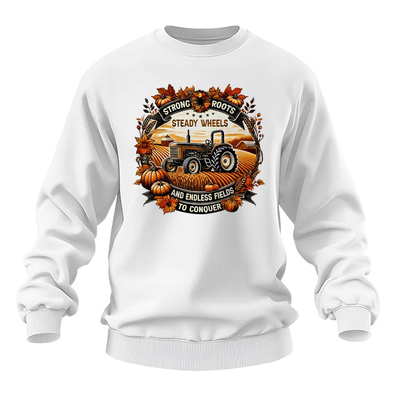 Thanksgiving Farmer Endless Fields To Conquer 1 - Unisex Heavy Blend™ Crewneck Sweatshirt