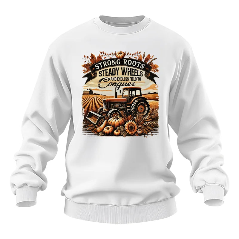 Thanksgiving Farmer Endless Fields To Conquer 2 - Unisex Heavy Blend™ Crewneck Sweatshirt