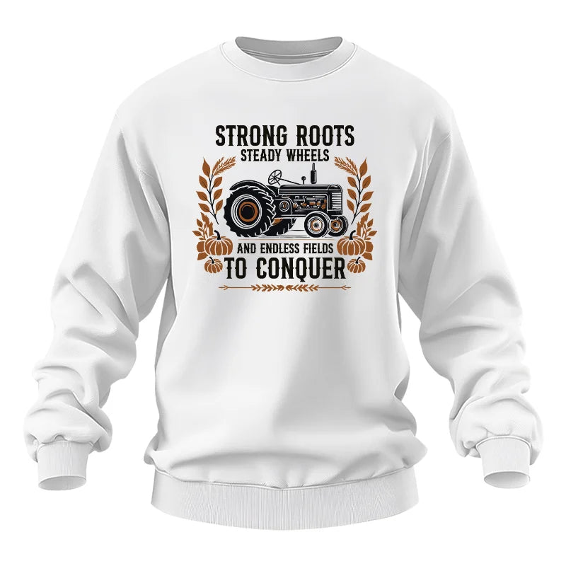 Thanksgiving Farmer Endless Fields To Conquer 5 - Unisex Heavy Blend™ Crewneck Sweatshirt