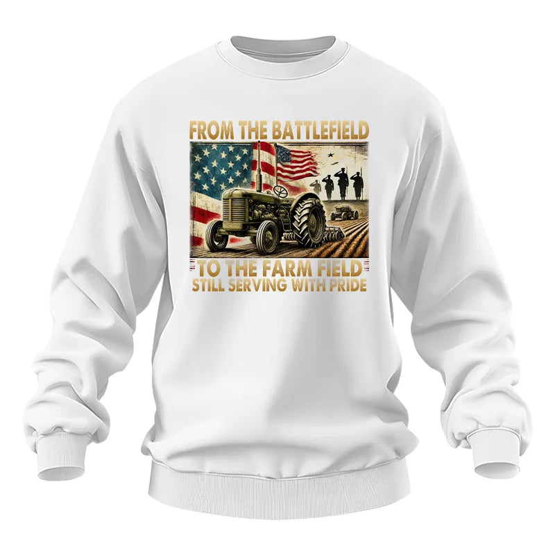 Veteran Farmer From The Battlefield To The Farm Field 1 - Unisex Heavy Blend™ Crewneck Sweatshirt