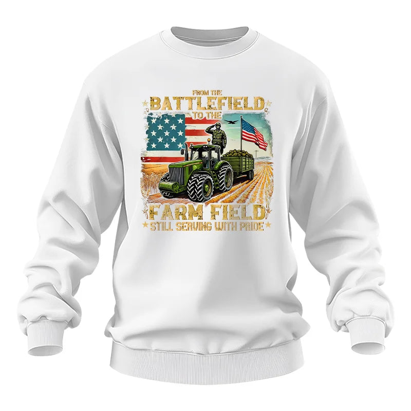 Veteran Farmer From The Battlefield To The Farm Field 2 - Unisex Heavy Blend™ Crewneck Sweatshirt