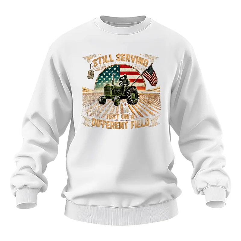 Image of Veteran Farmer Still Serving 8 - Unisex Heavy Blend™ Crewneck Sweatshirt