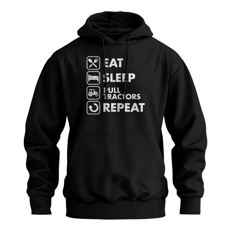 Image of Eat Sleep Pull Tractors Repeat - Unisex Heavy Blend™ Hooded Sweatshirt