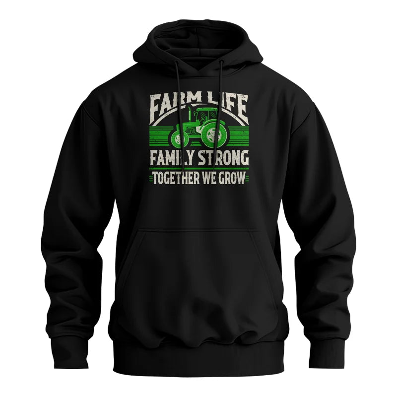 Farm life Family Strong_Together We grow - Unisex Heavy Blend™ Hooded Sweatshirt