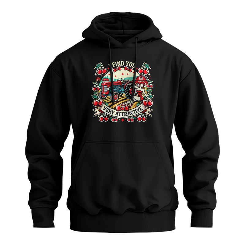 I Find You Very Attractive Red Cherry - Unisex Heavy Blend™ Hooded Sweatshirt