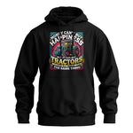 Money Can't Buy Happiness Can Buy Tractors - Unisex Heavy Blend™ Hooded Sweatshirt