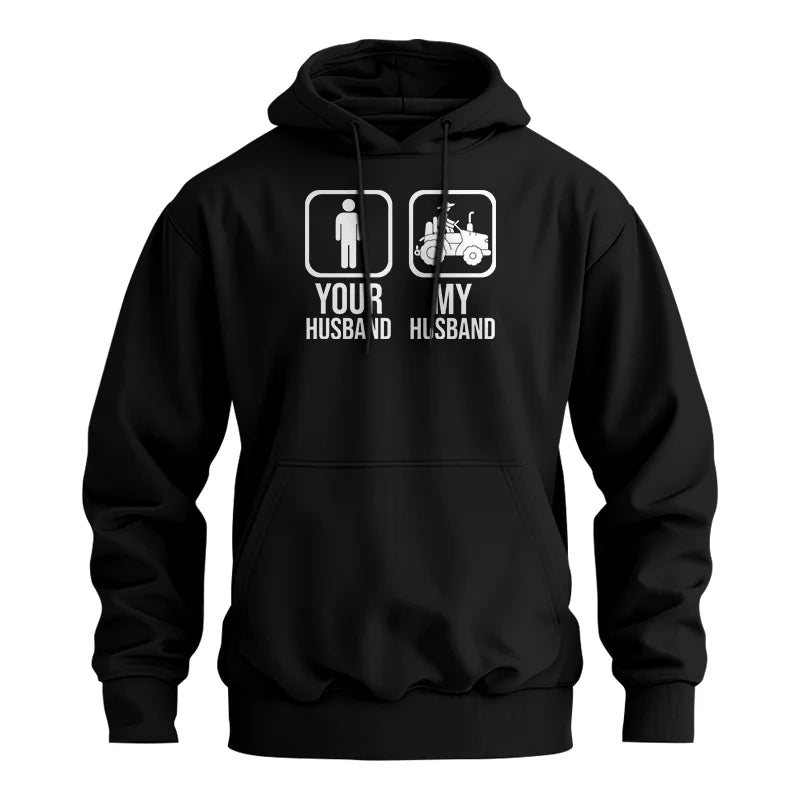 My Husband Is Cooler Than Yours Funny Farm Tractor 1 - Unisex Heavy Blend™ Hooded Sweatshirt