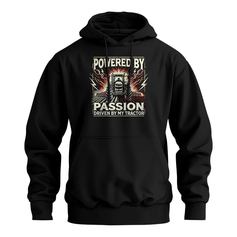 Powered By Passion Driven By My Tractor 4 - Unisex Heavy Blend™ Hooded Sweatshirt