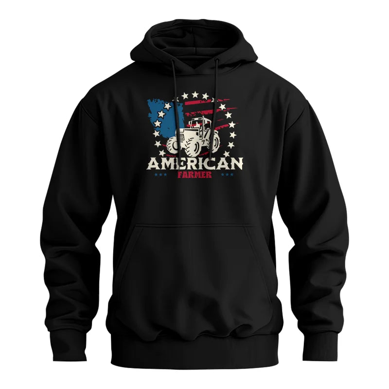 Proud To Be An American Farmer Citizen Veteran - Unisex Heavy Blend™ Hooded Sweatshirt