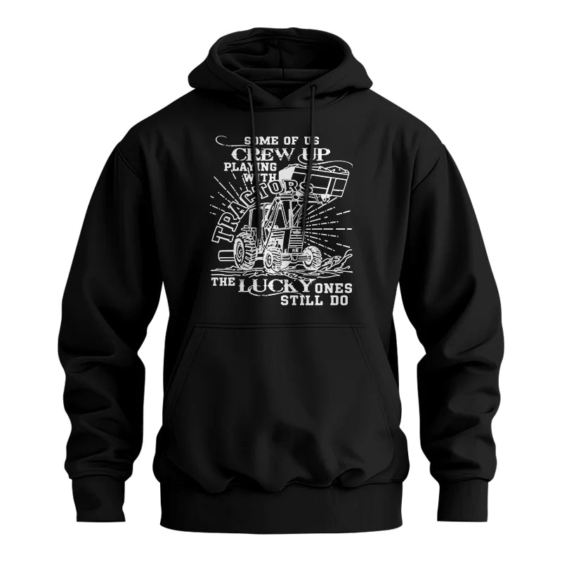 Some Of Us Grew Up Playing With Tractors 1 - Unisex Heavy Blend™ Hooded Sweatshirt