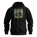 Veteran Farmer Still Serving 3 - Unisex Heavy Blend™ Hooded Sweatshirt