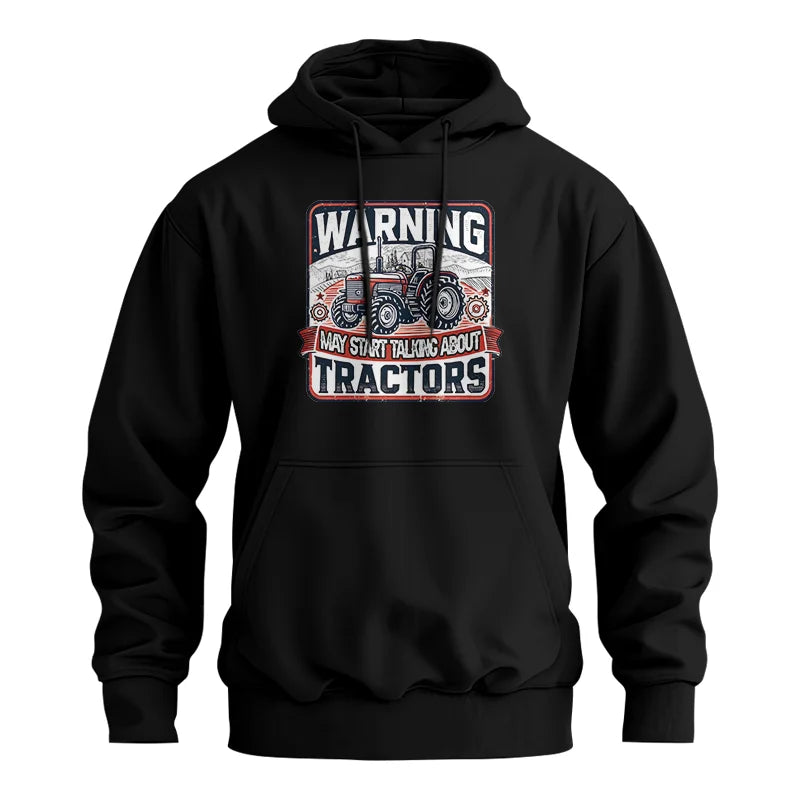 Image of Warning May Start Talking About Tractors - Unisex Heavy Blend™ Hooded Sweatshirt