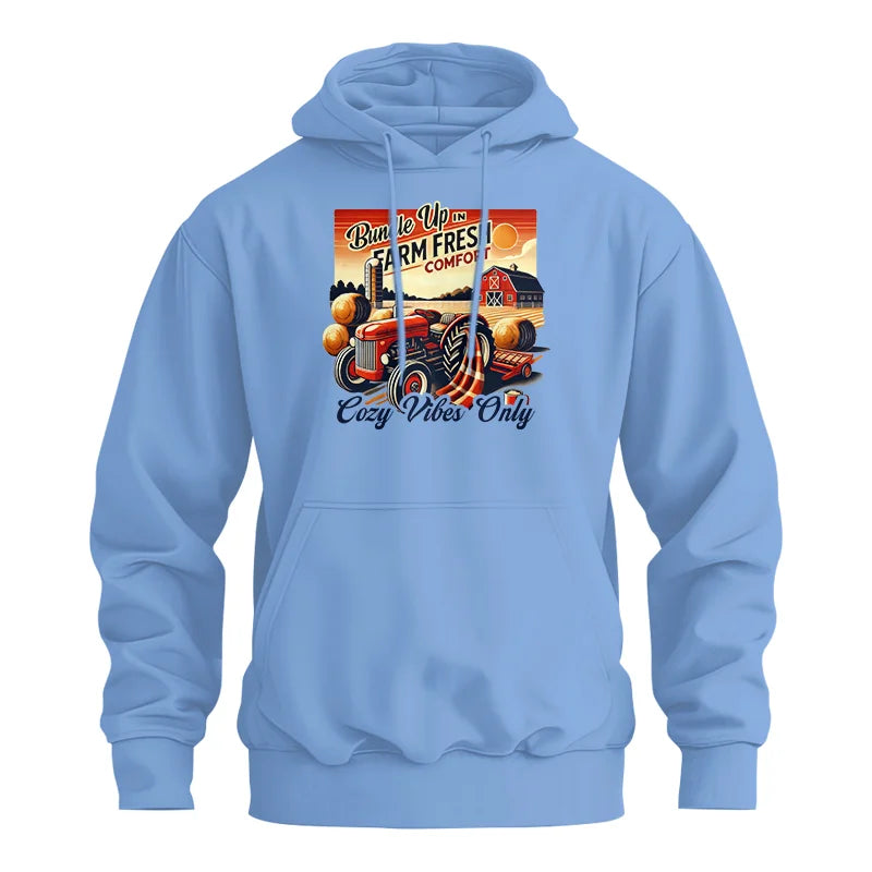 Image of Bundle Up in Farm Fresh Comfort_Cozy Vibes Only 2 - Unisex Heavy Blend™ Hooded Sweatshirt